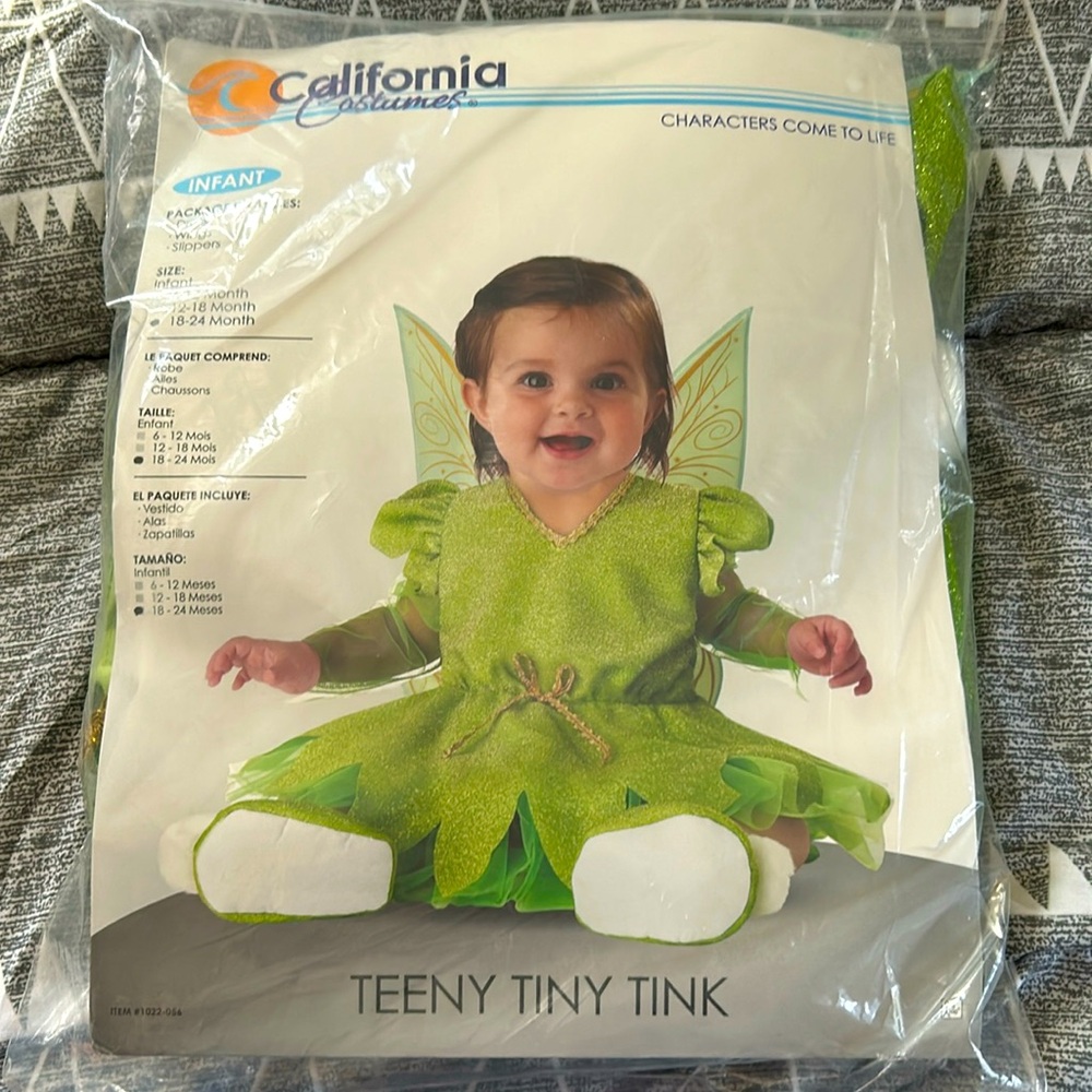 Baby Tinkerbell Fairy Costume 🧚 Size 18-24 Months